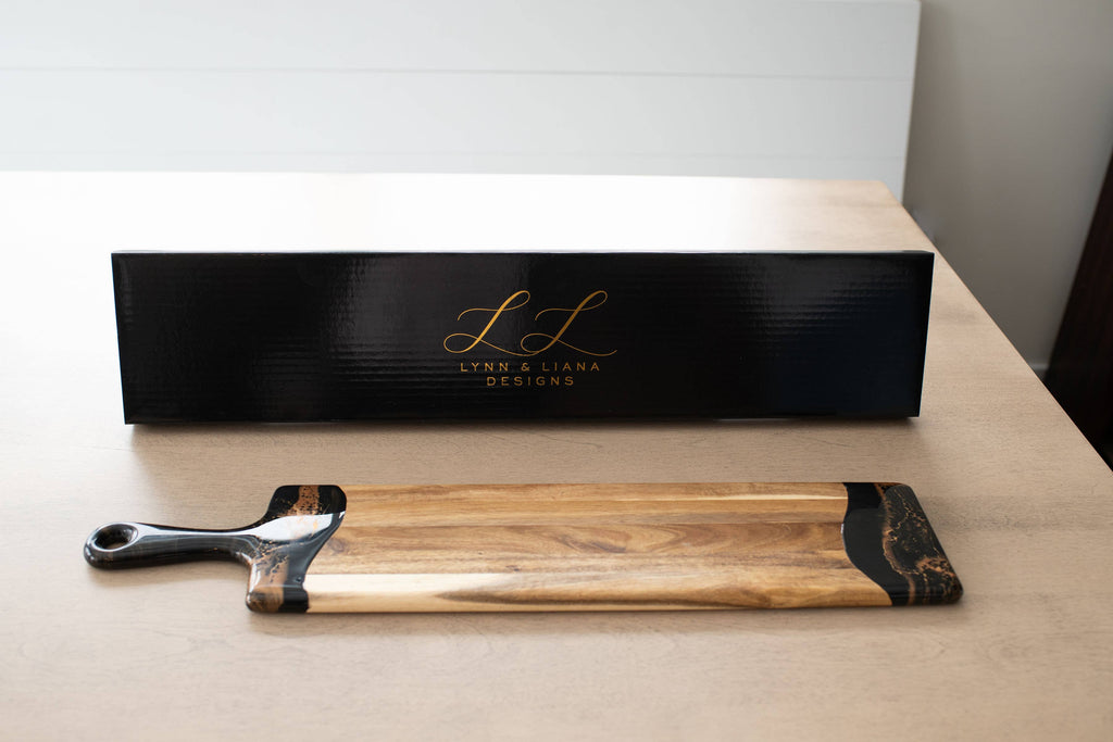 Resin Cheese/Charcuterie Board - Baguette 5"x24"