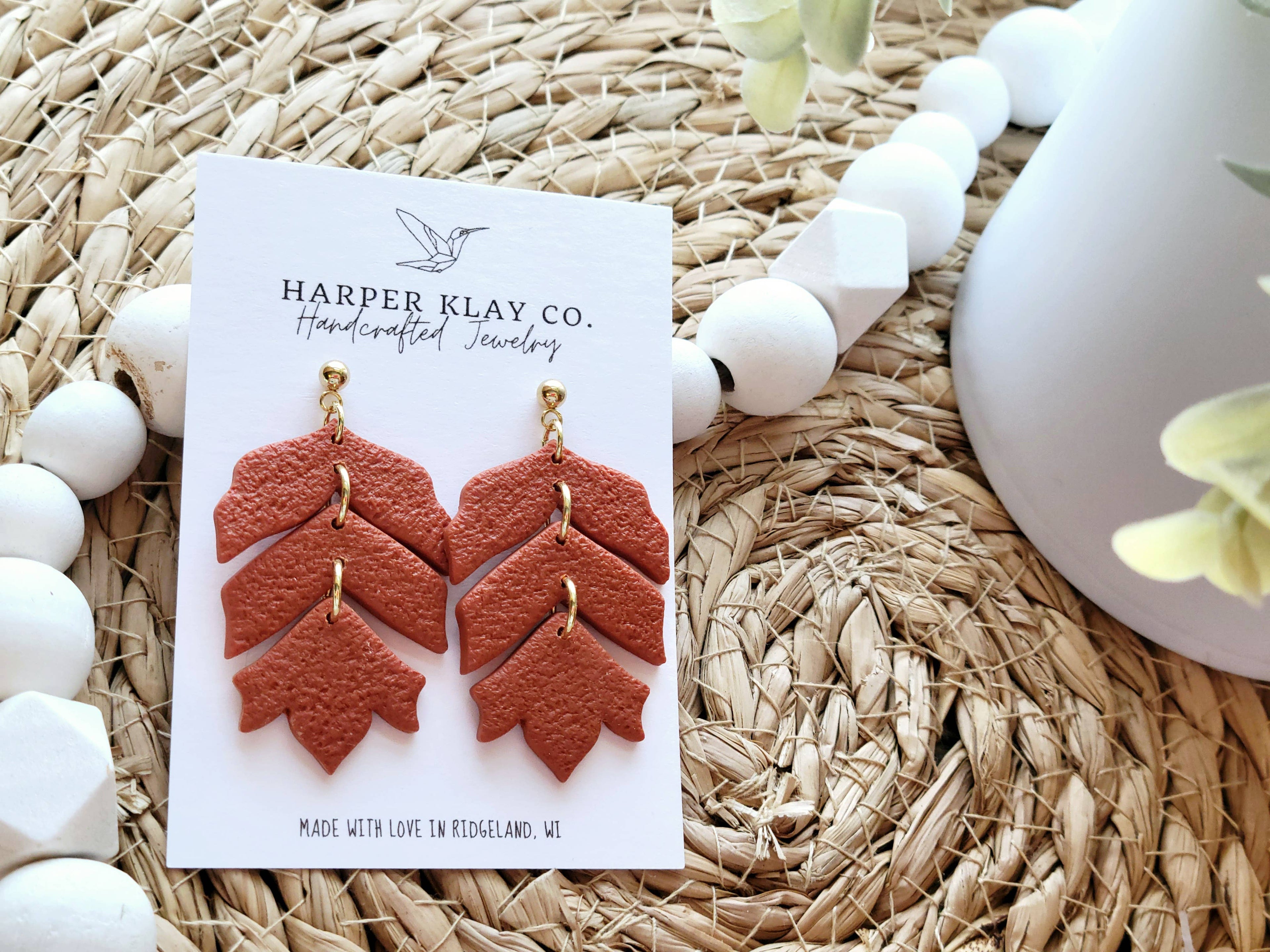 The Eleanor Set- Polymer Clay Dangle Earrings