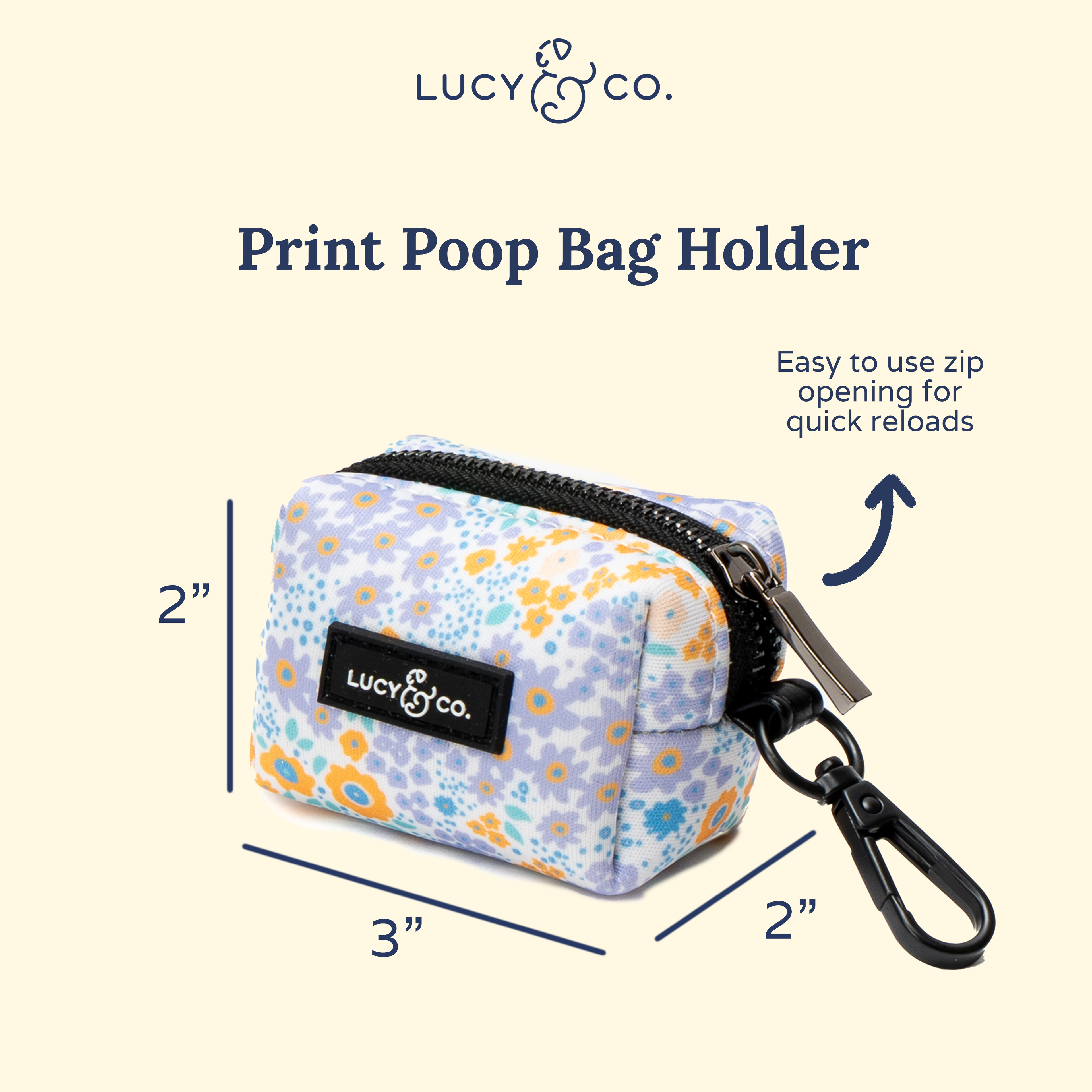 Among the Wildflowers Poop Bag Holder
