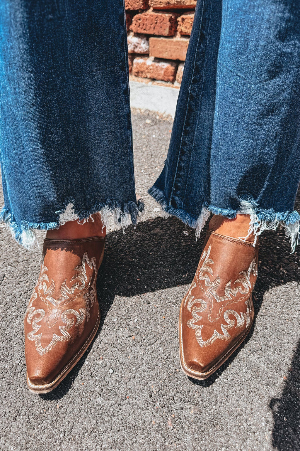 Ashleigh Blue High Waist Frayed Hem Flare Jeans