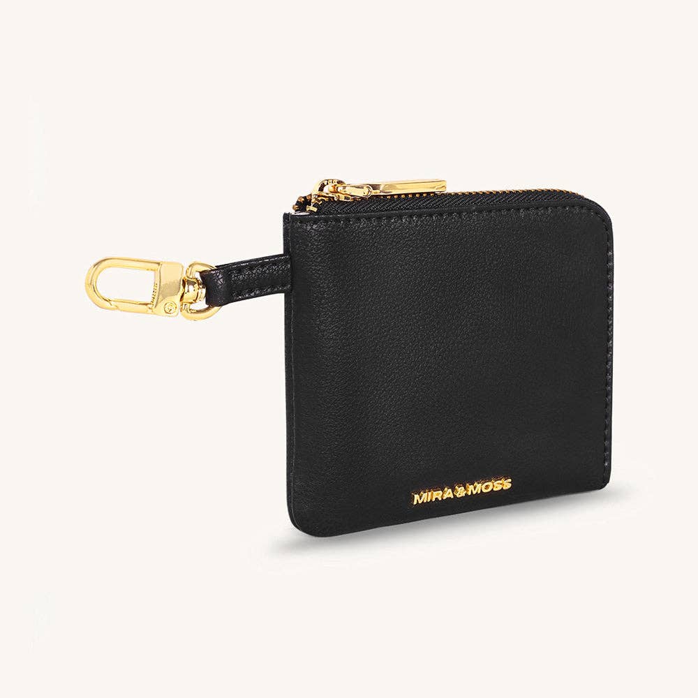 Mira & Moss Nova Compact Wallet - Black