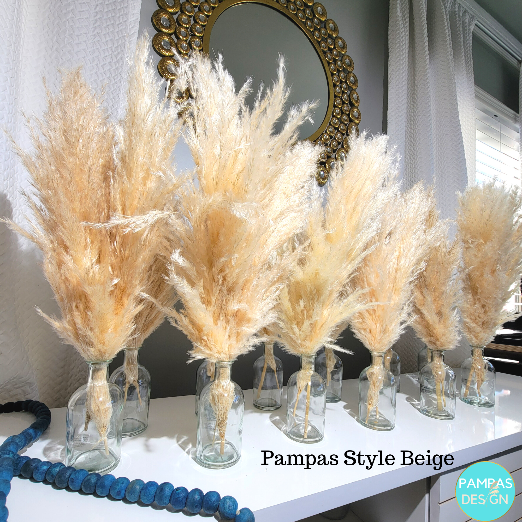 Pampas Grass Centerpieces including Vase