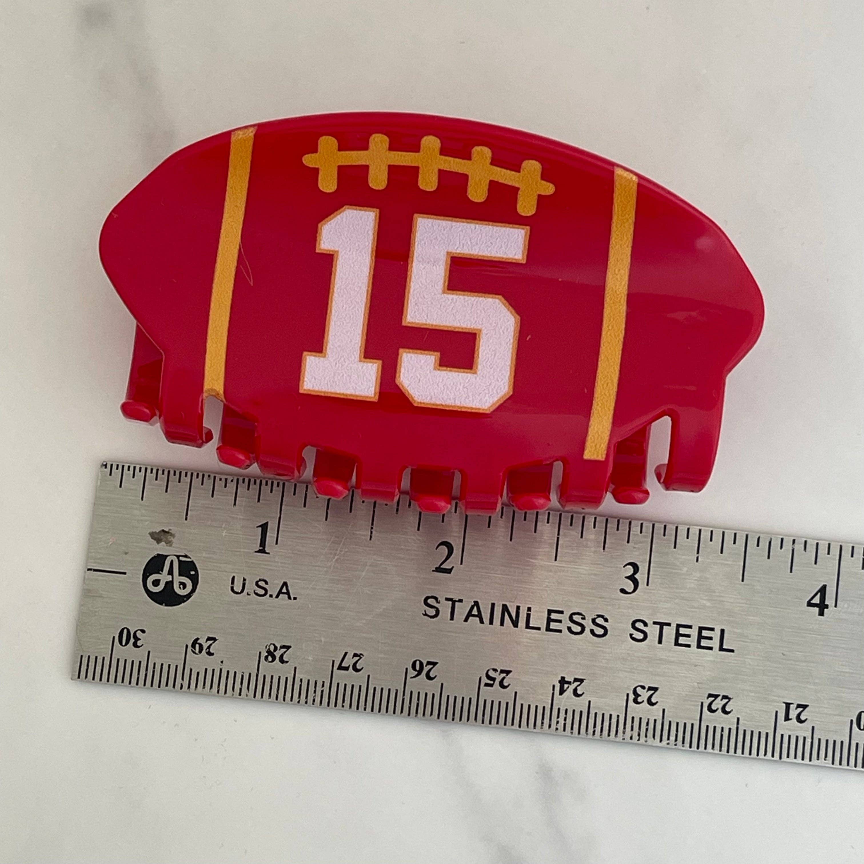 15 Football Claw Clip