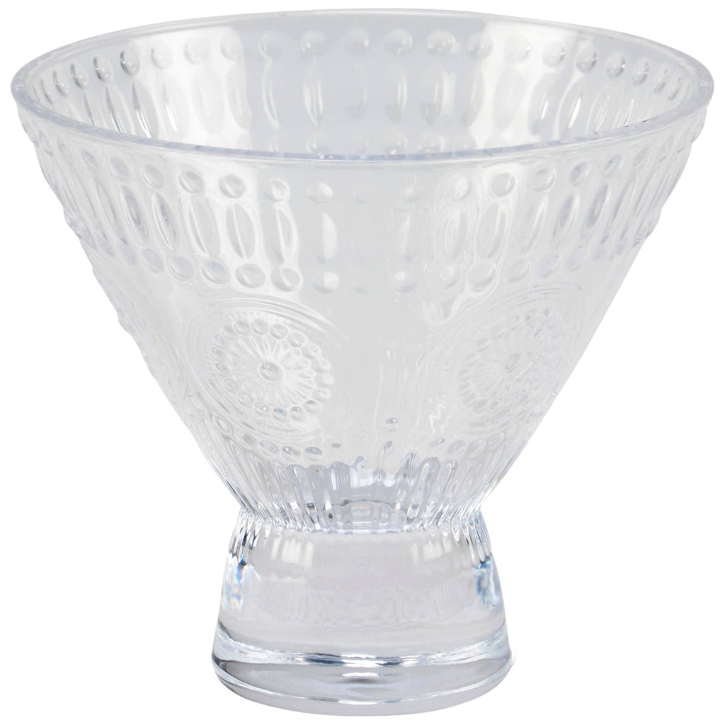 Small Medallion Martini Glass