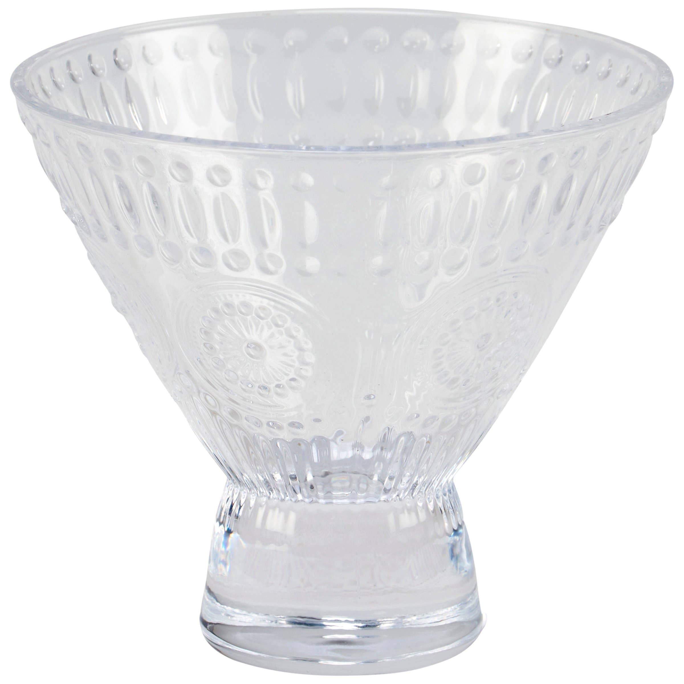 Small Medallion Martini Glass