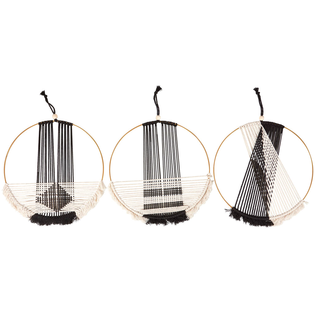 Woven Ring Wall Hanging Set