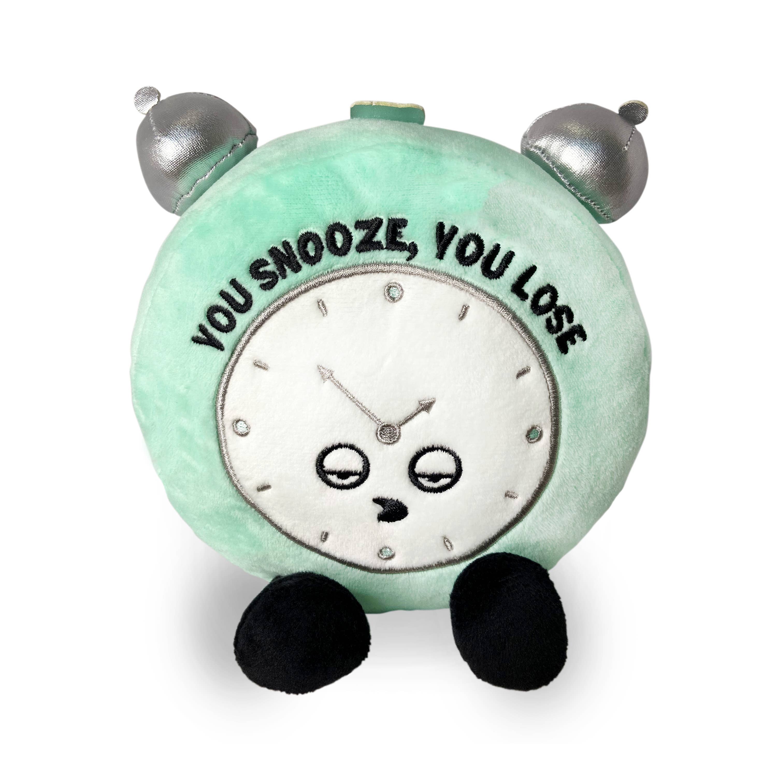 "You Snooze, You Lose" Plush Clock