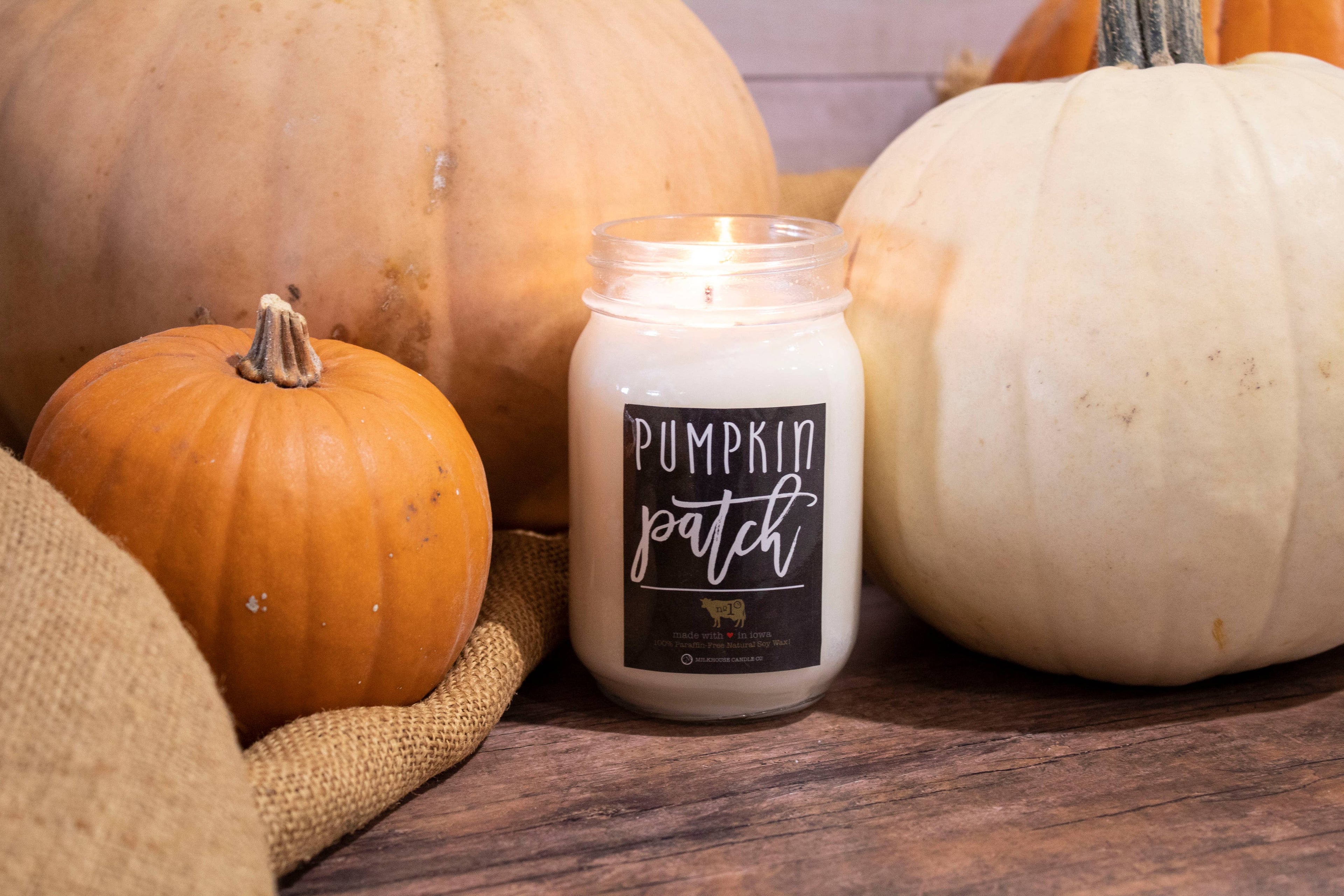 13 oz Mason Jar Candle: Pumpkin Patch