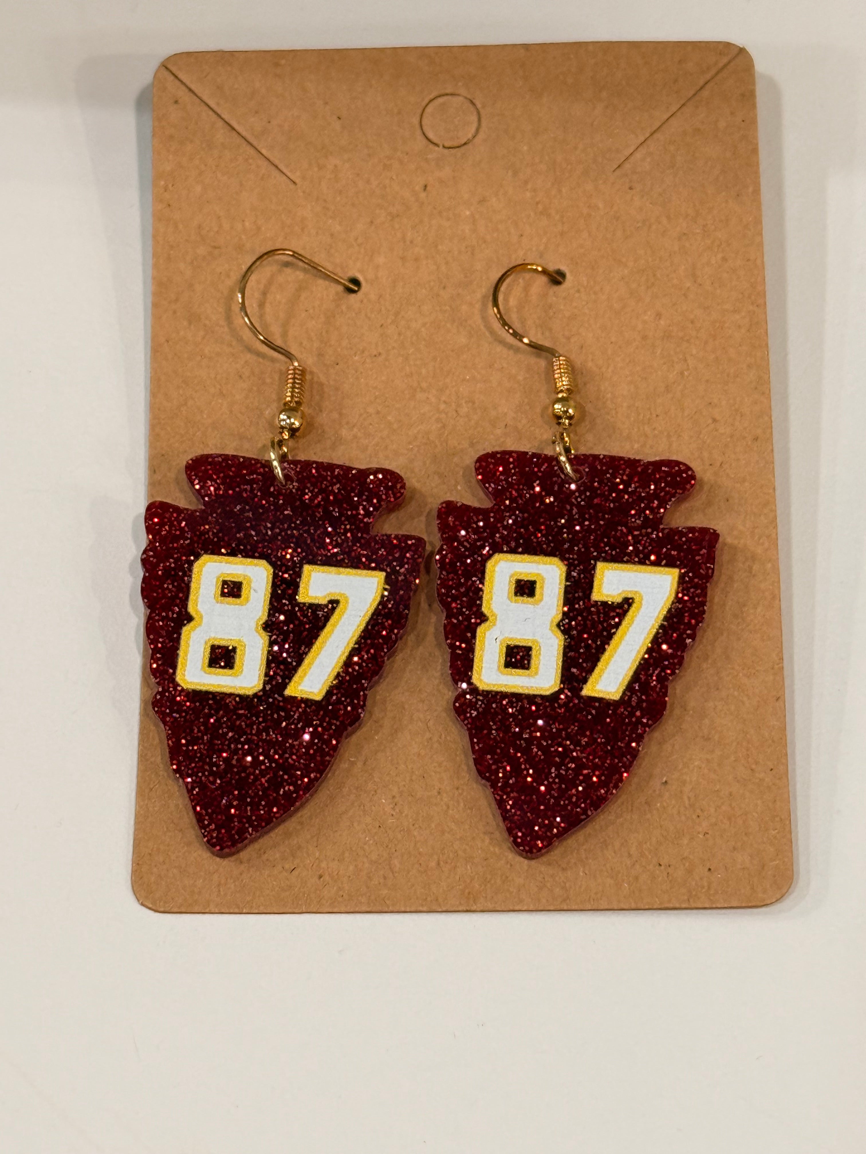 Arrowhead Acrylic 87 Earrings