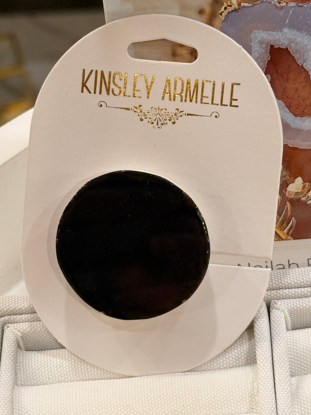 Kinsley Armelle Black Slate Phone Socket