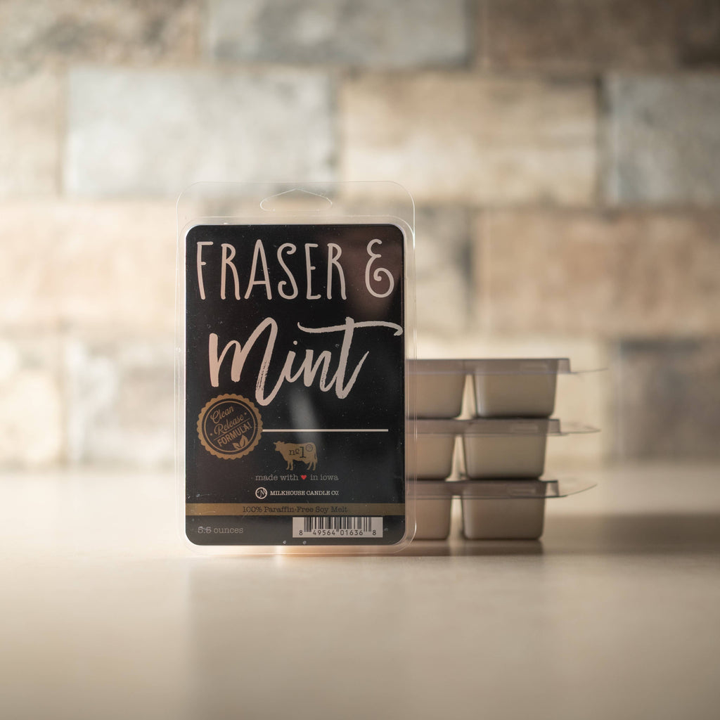5.5 oz Wax Melts Christmas: Fraser & Mint