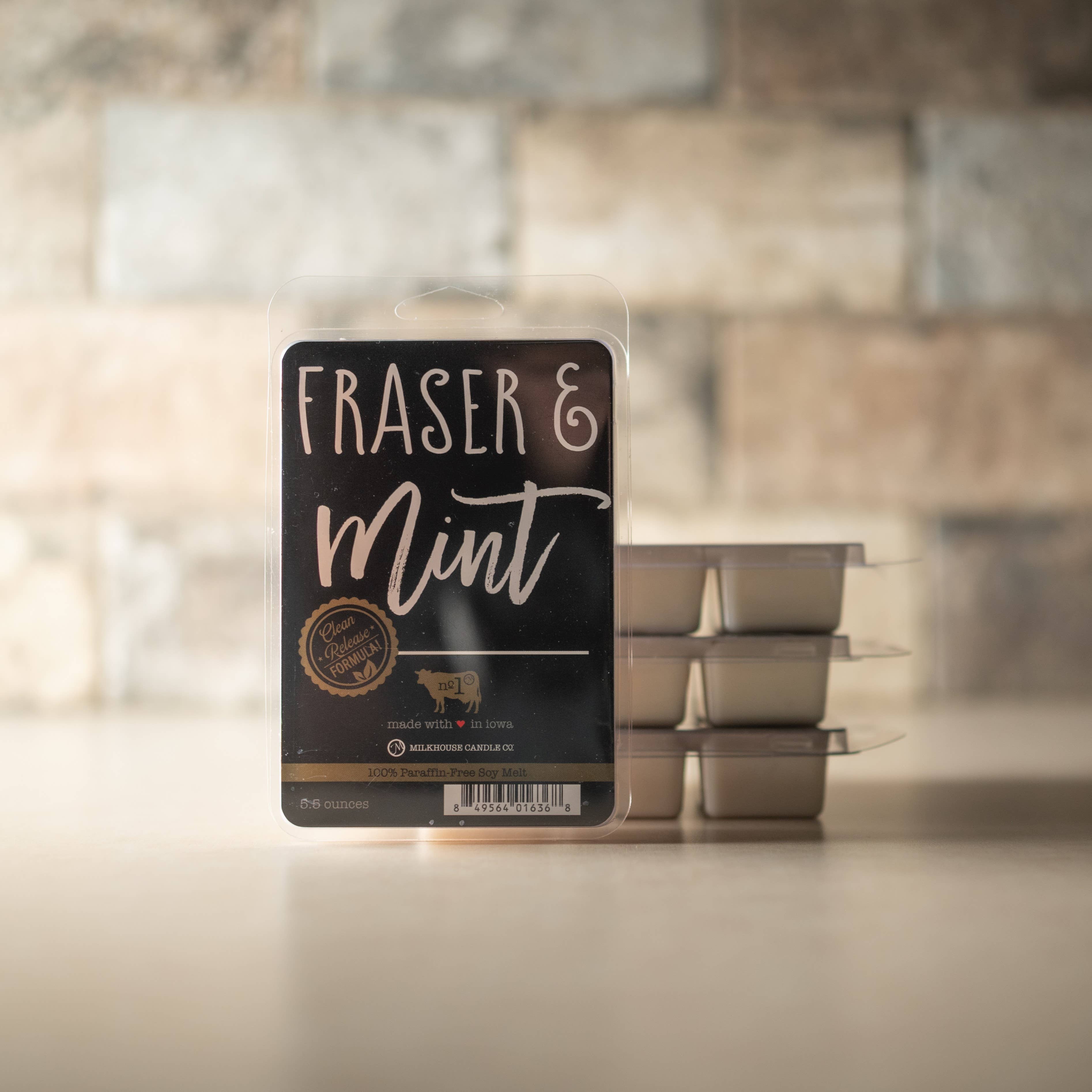 5.5 oz Wax Melts Christmas: Fraser & Mint