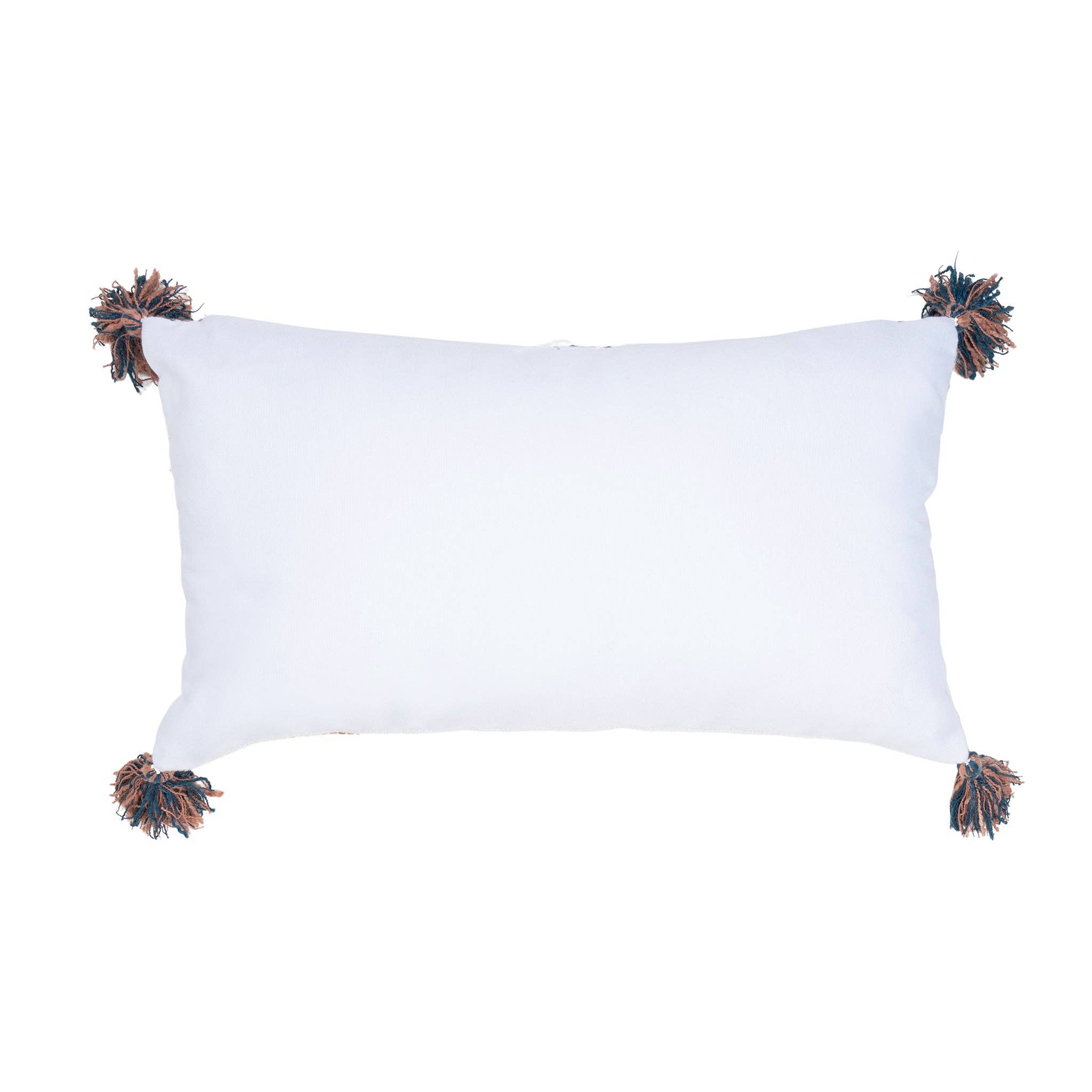 Tylanne 12X22" Handwoven Recycled Outdoor Throw Pillow