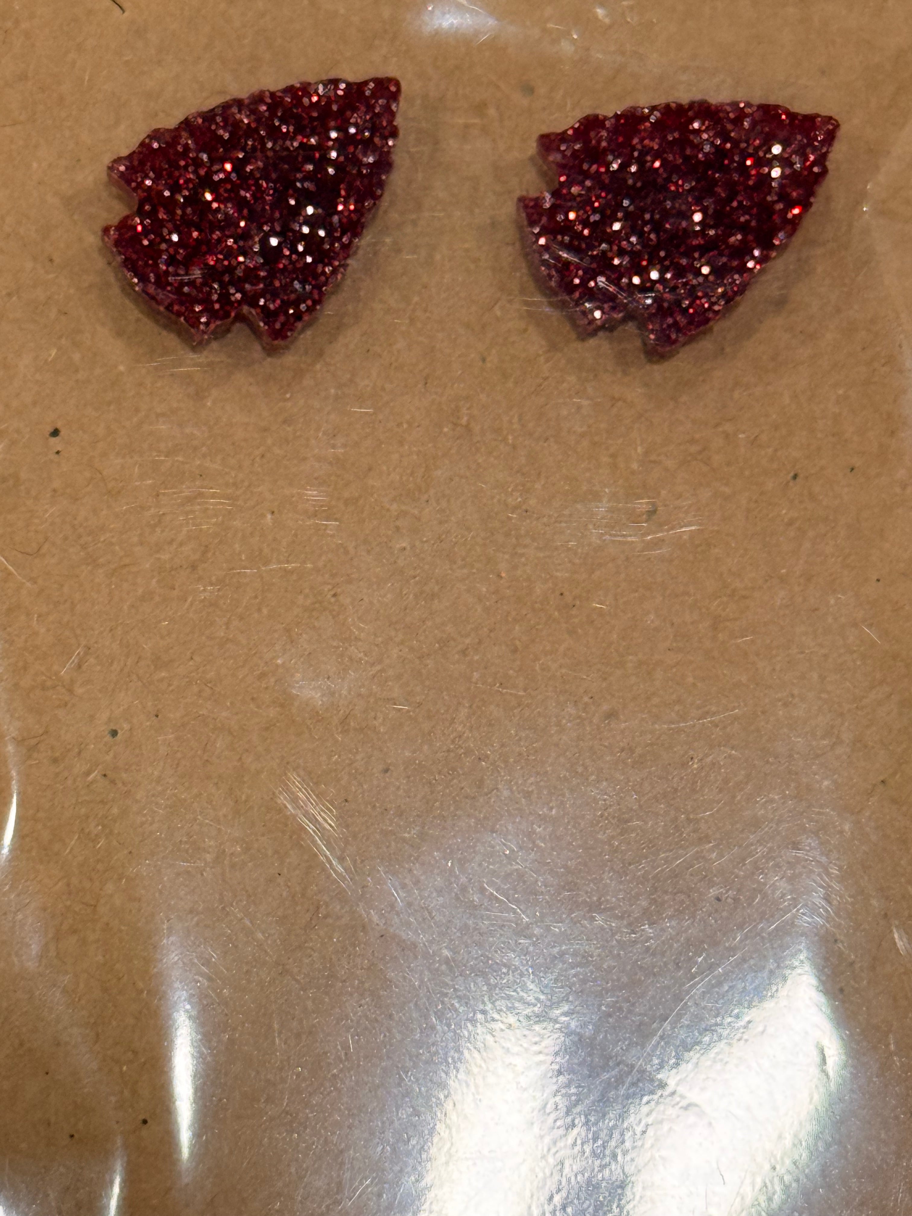 Arrowhead Acrylic Stud Earrings