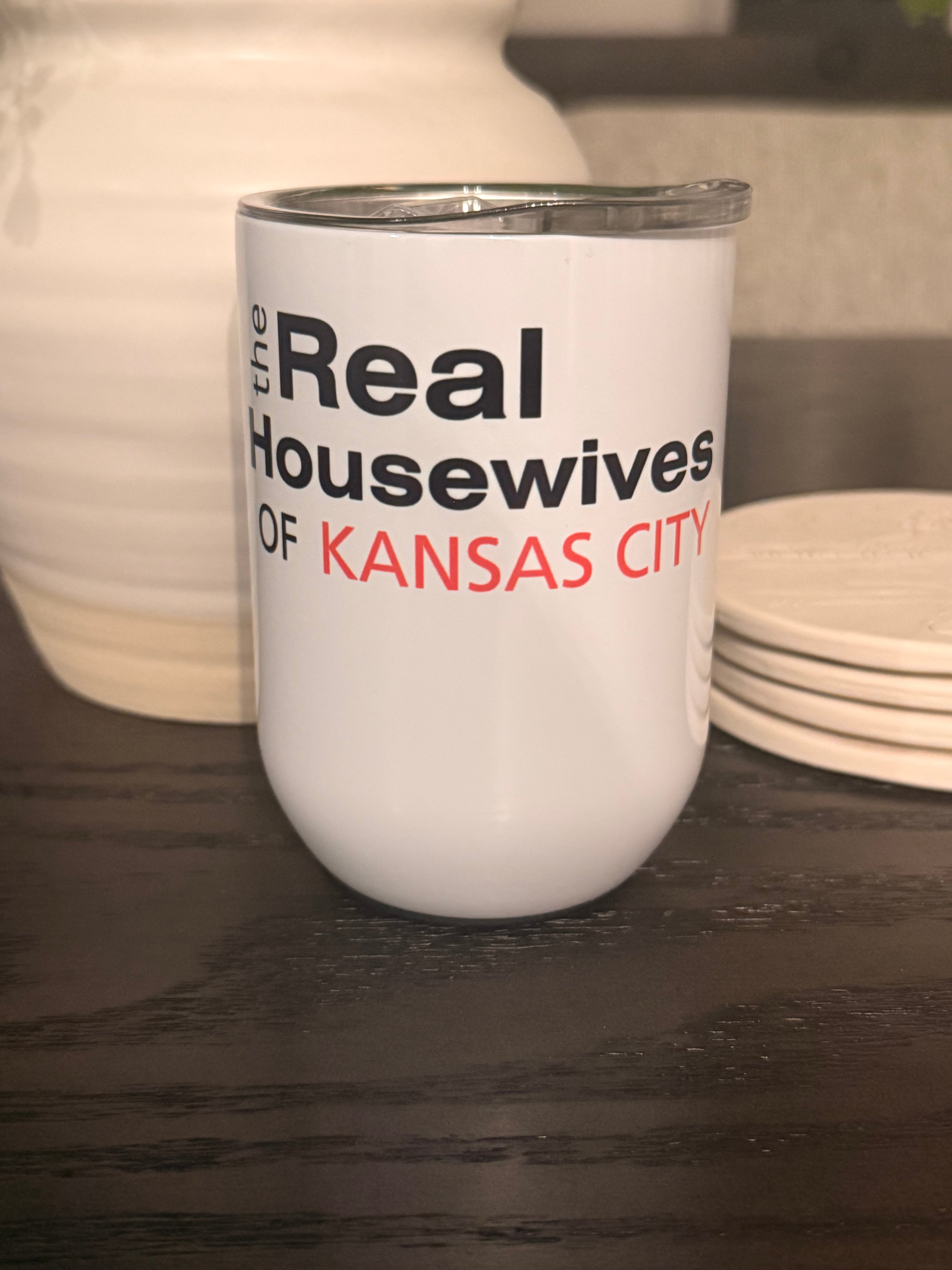 the REAL Housewives of Kansas City 12 oz Wine Tumbler