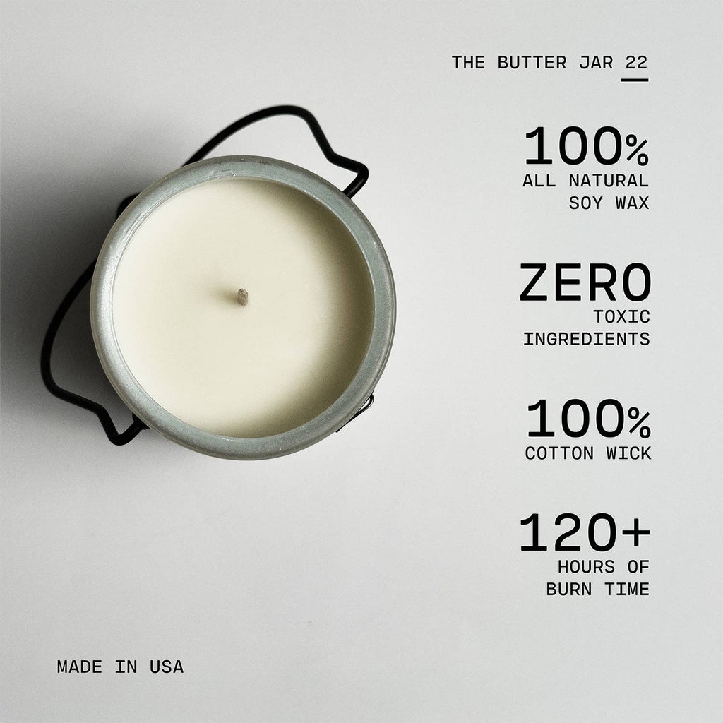 22 oz Butter Jar Candle: Apple Strudel