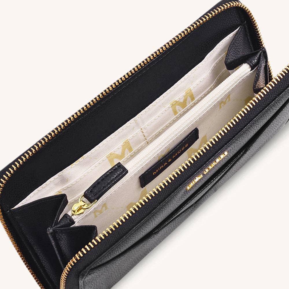 Mira & Moss Corrine Long Wallet - Black