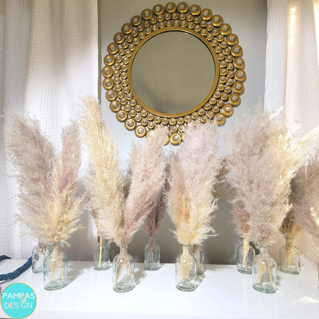 Pampas Grass Centerpieces including Vase