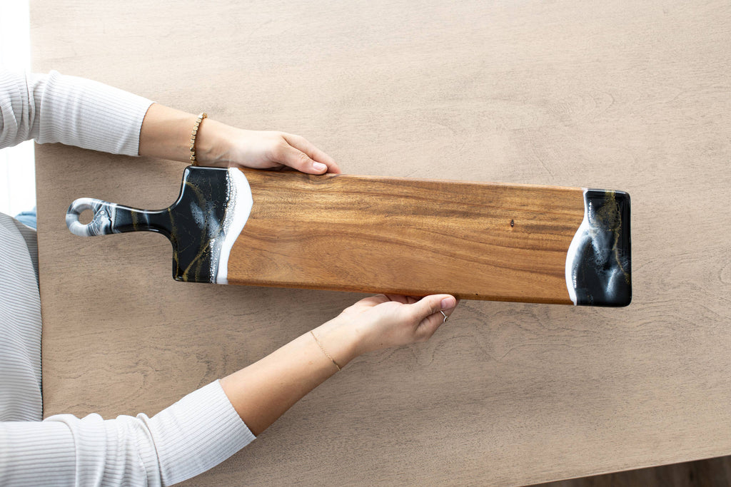 Resin Cheese/Charcuterie Board - Baguette 5"x24"