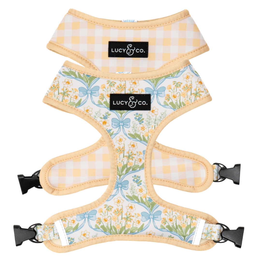 Sunshine and Daffodils Reversible Dog Harness