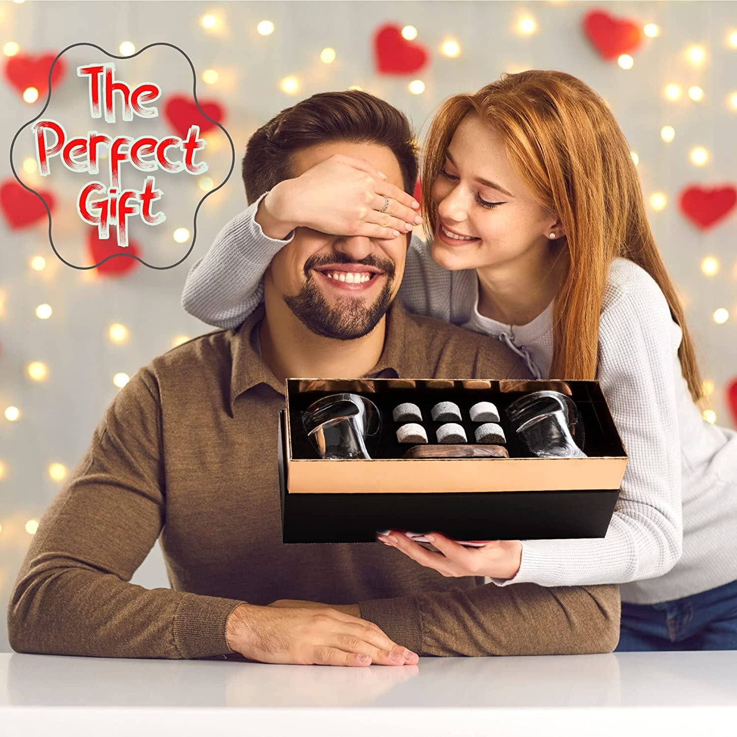 Whiskey Glasses and Accessories - 12 pieces in Gift Box
