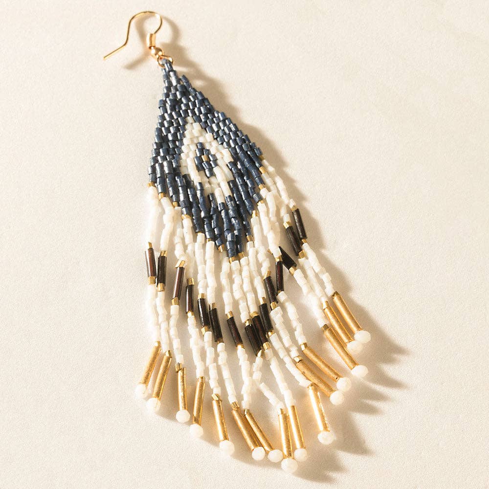 Cheyenne Fringe Earrings in Gold Dust Myra Earrings