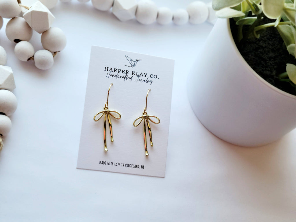 The Bow Dangles Earrings
