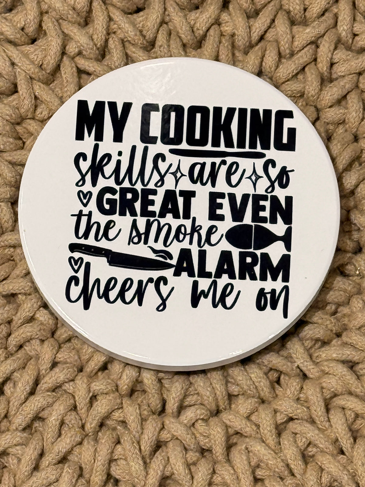 Cooking Skills Ceramic Coaster