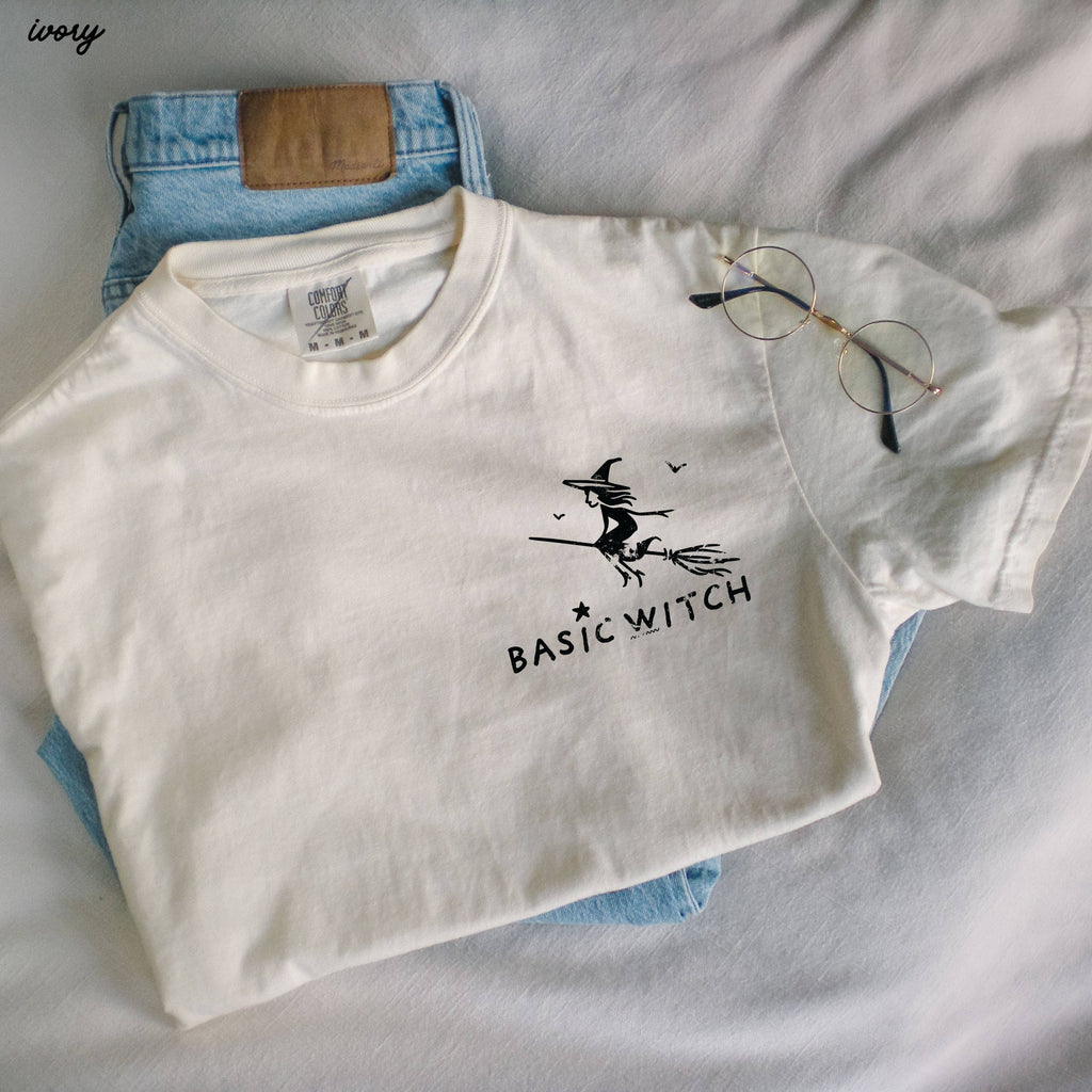 Pocket Basic Witch Graphic Tee