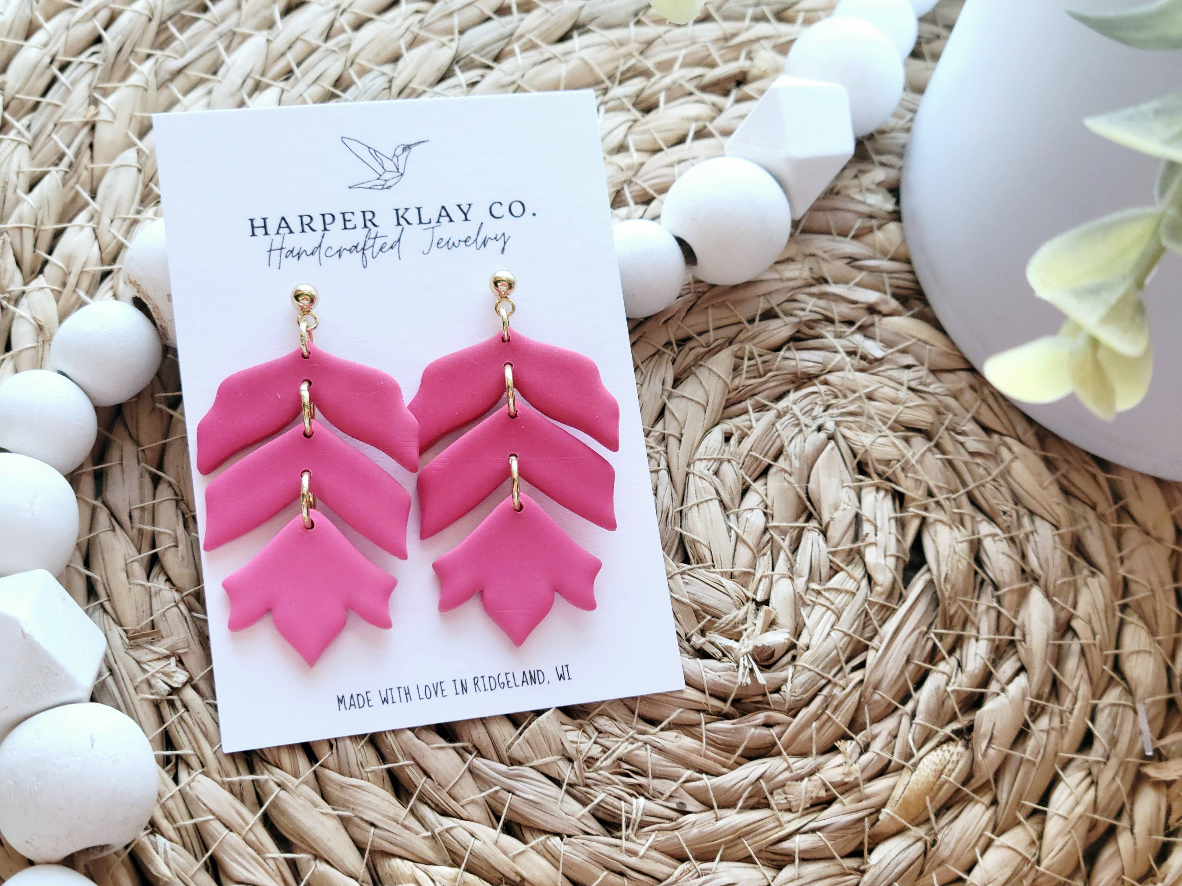 The Eleanor Set- Polymer Clay Dangle Earrings