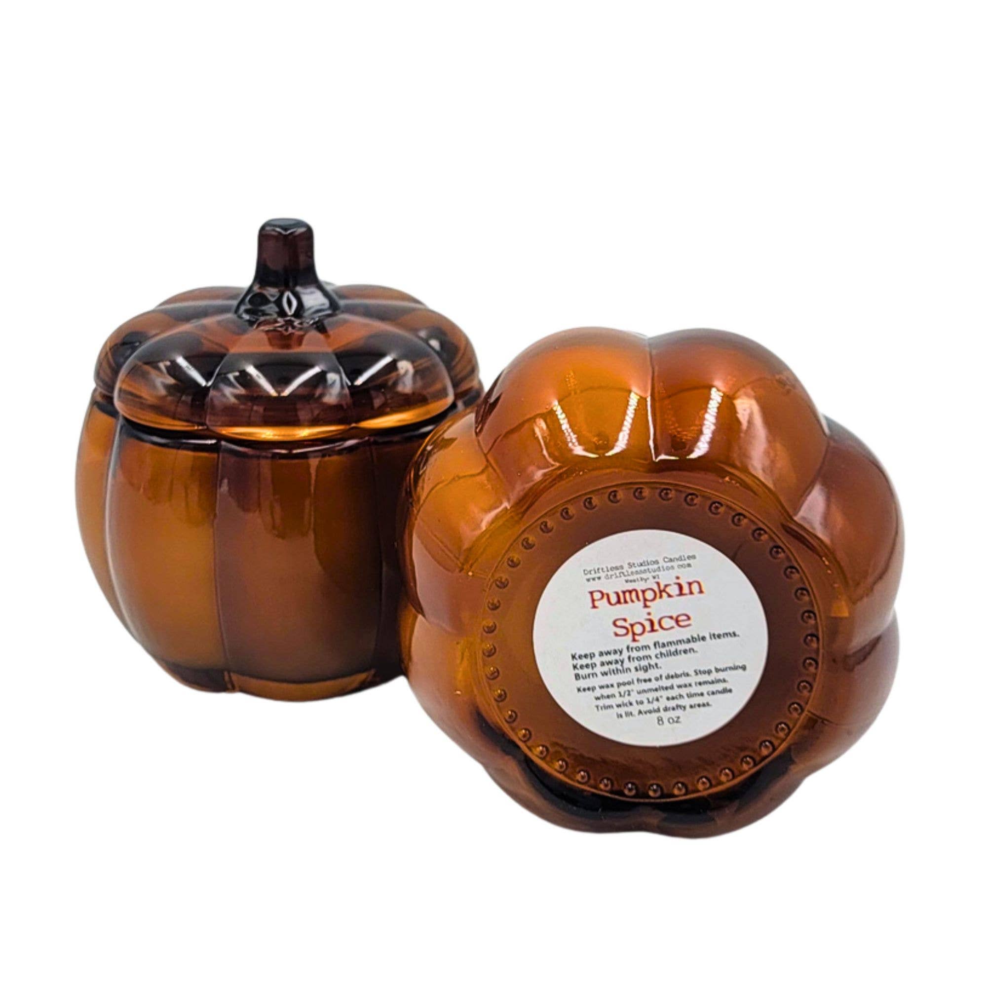 Limited Edition Pumpkin Glass Candle Vessel
