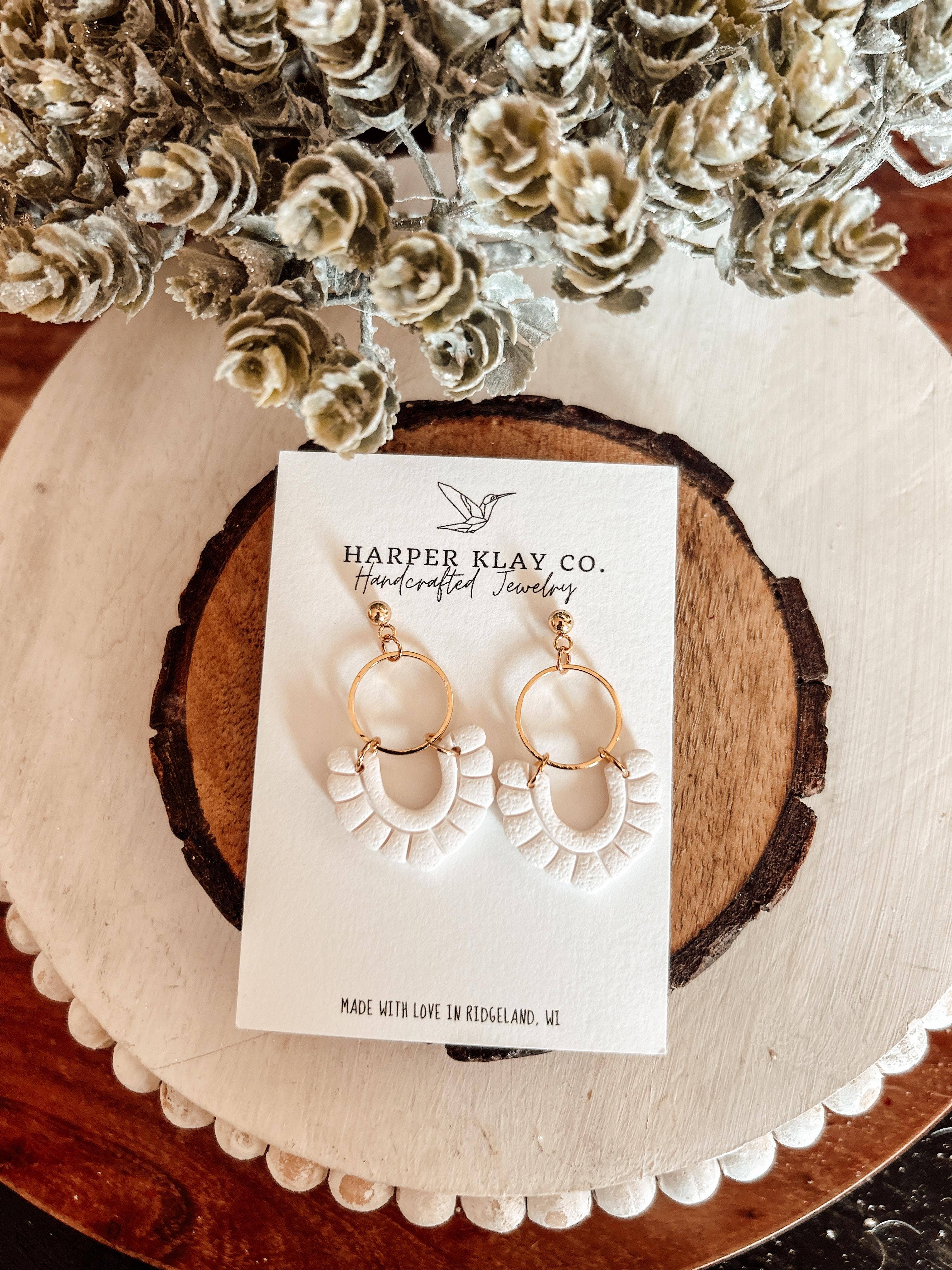 The Dixie Set- Polymer Clay Dangle Earrings