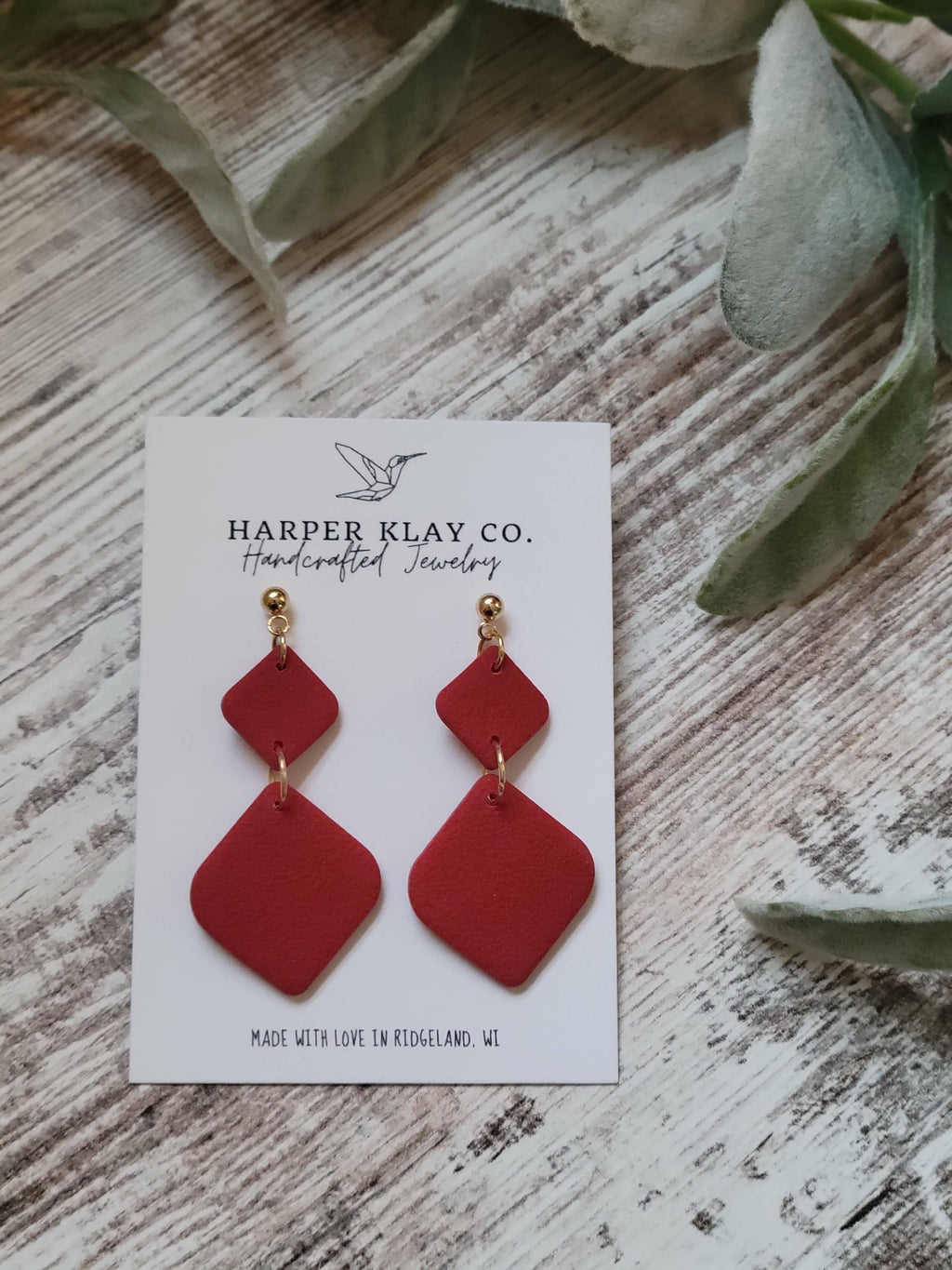 The Lynsey Set- Polymer Clay Dangle Earrings