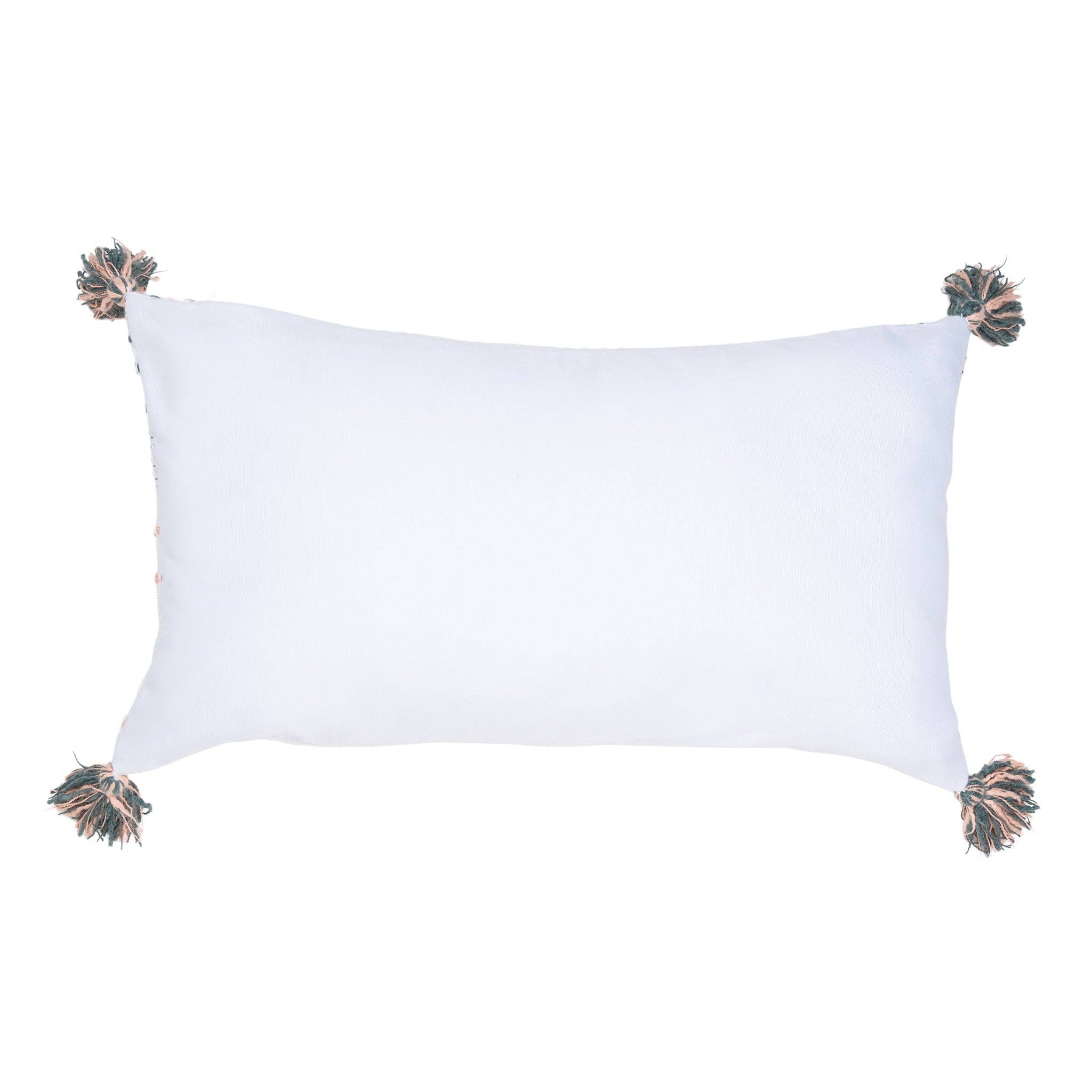 Tylanne 12X22" Handwoven Recycled Outdoor Throw Pillow