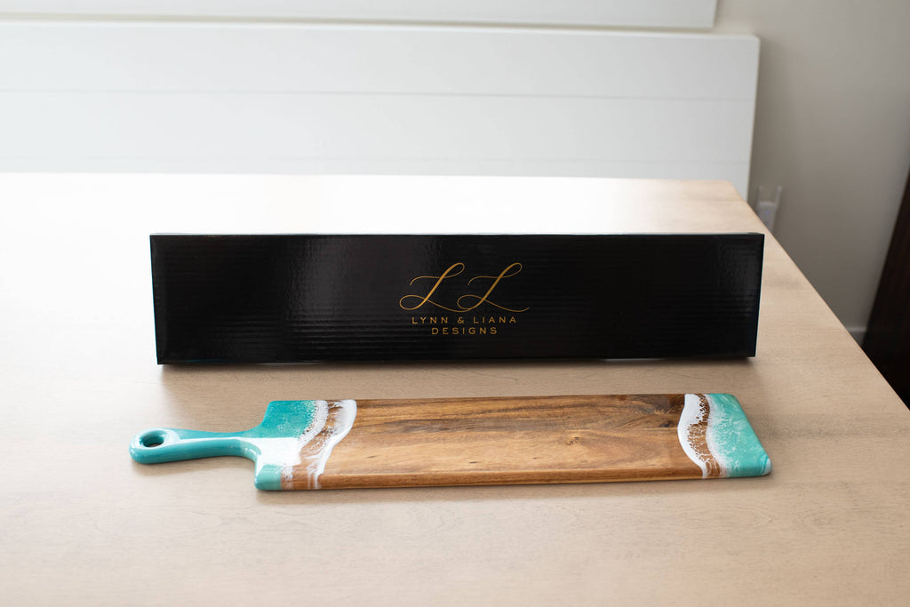 Resin Cheese/Charcuterie Board - Baguette 5"x24"