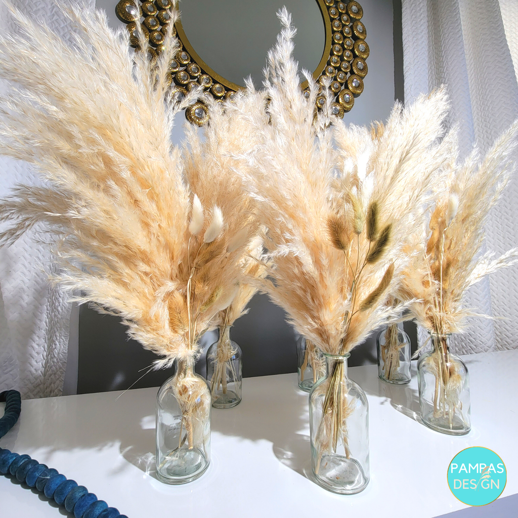 Pampas Grass Centerpieces including Vase