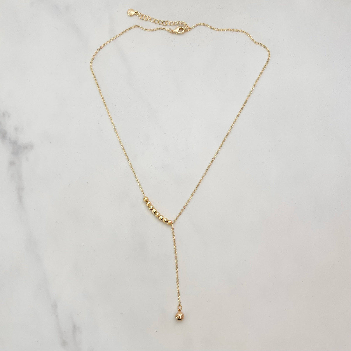 Beaded Lariat Necklace