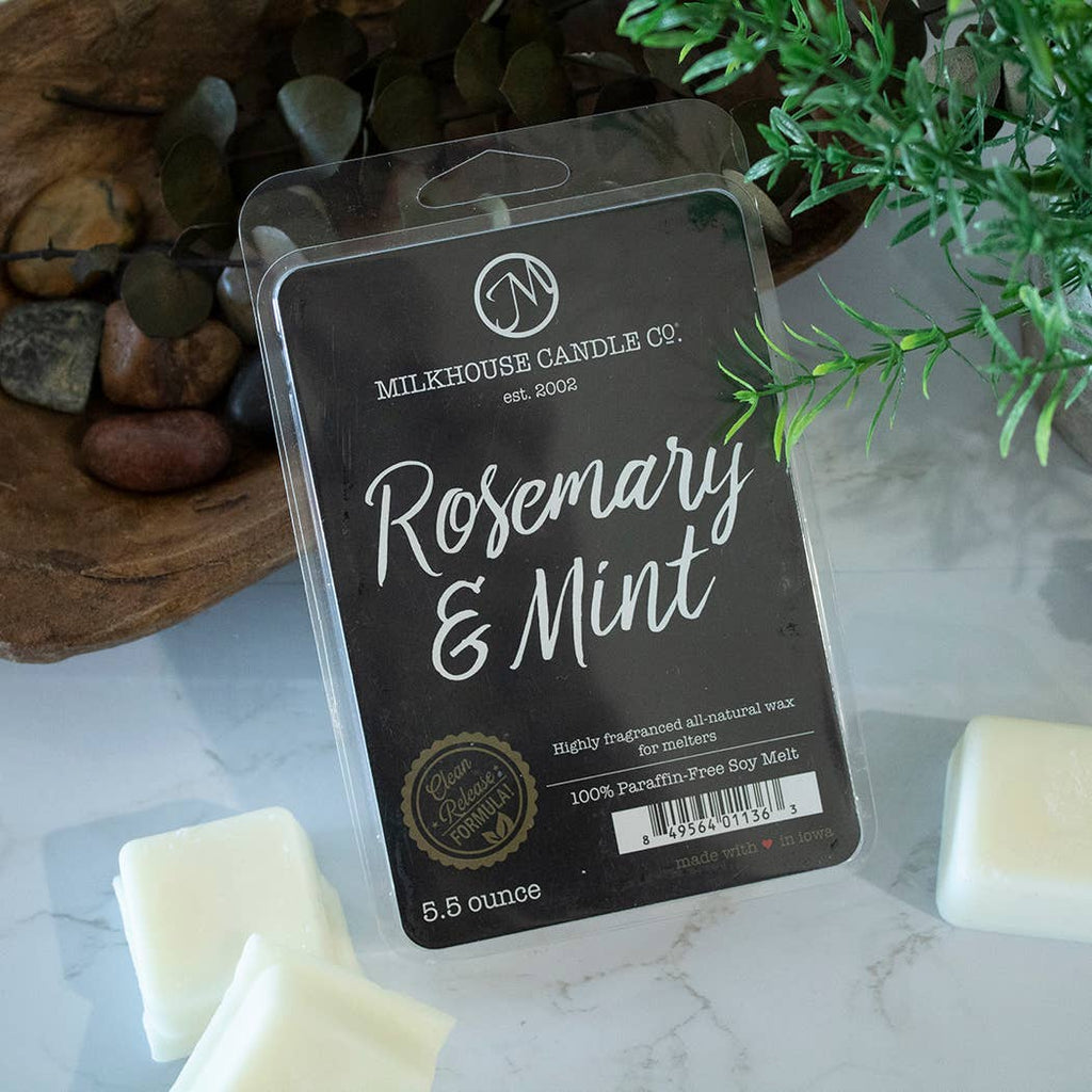 5.5 oz Wax Melts: Rosemary & Mint