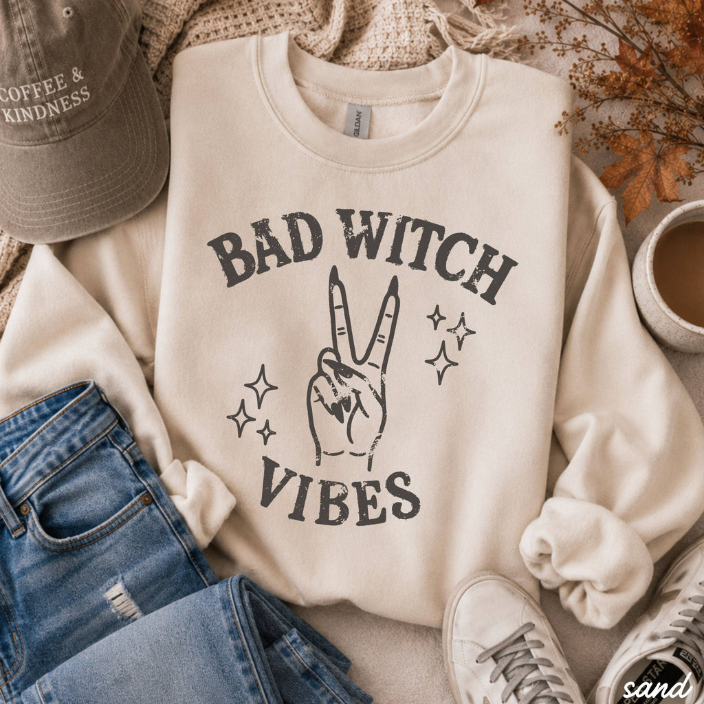 Bad Witch Vibes Sweatshirt Halloween