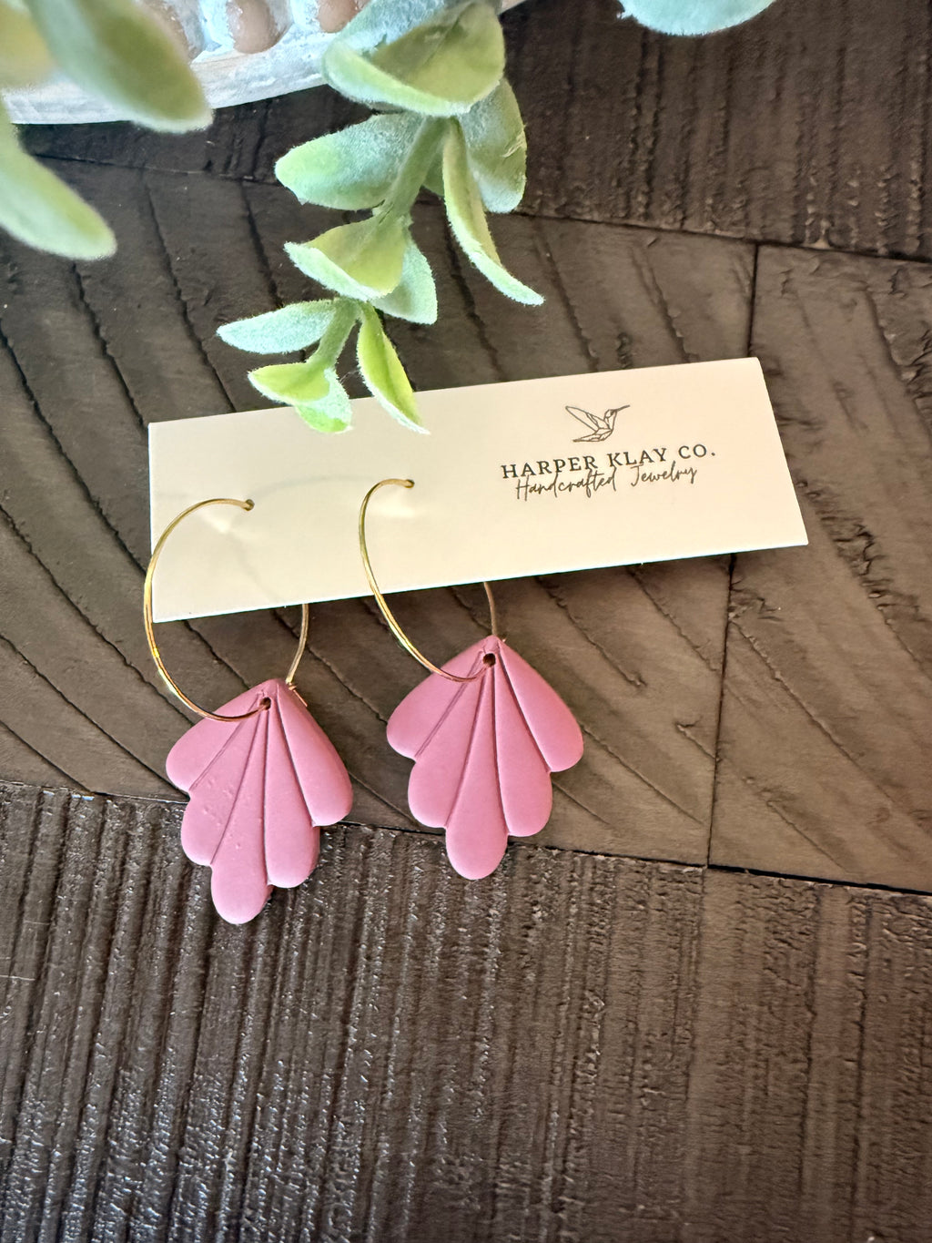 The Jill Set- Polymer Clay Hoop Earrings