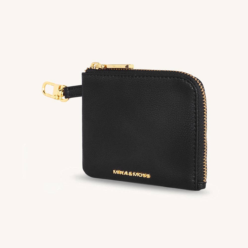 Mira & Moss Nova Compact Wallet - Black
