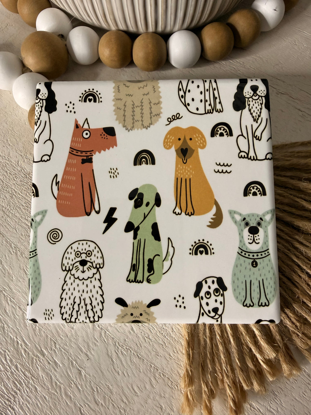 Dogs & Doodles Ceramic Coaster