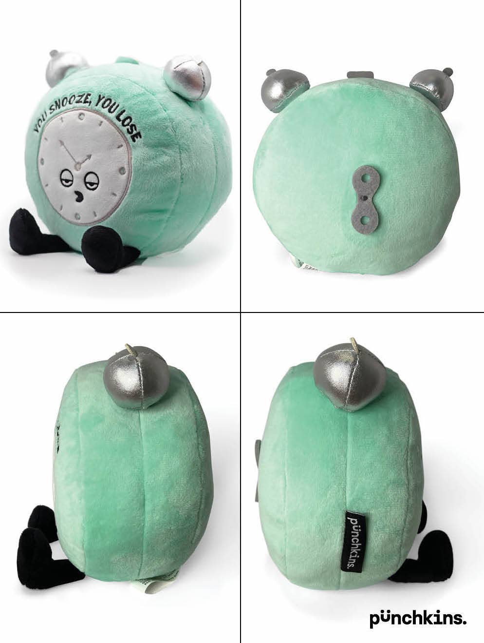 "You Snooze, You Lose" Plush Clock
