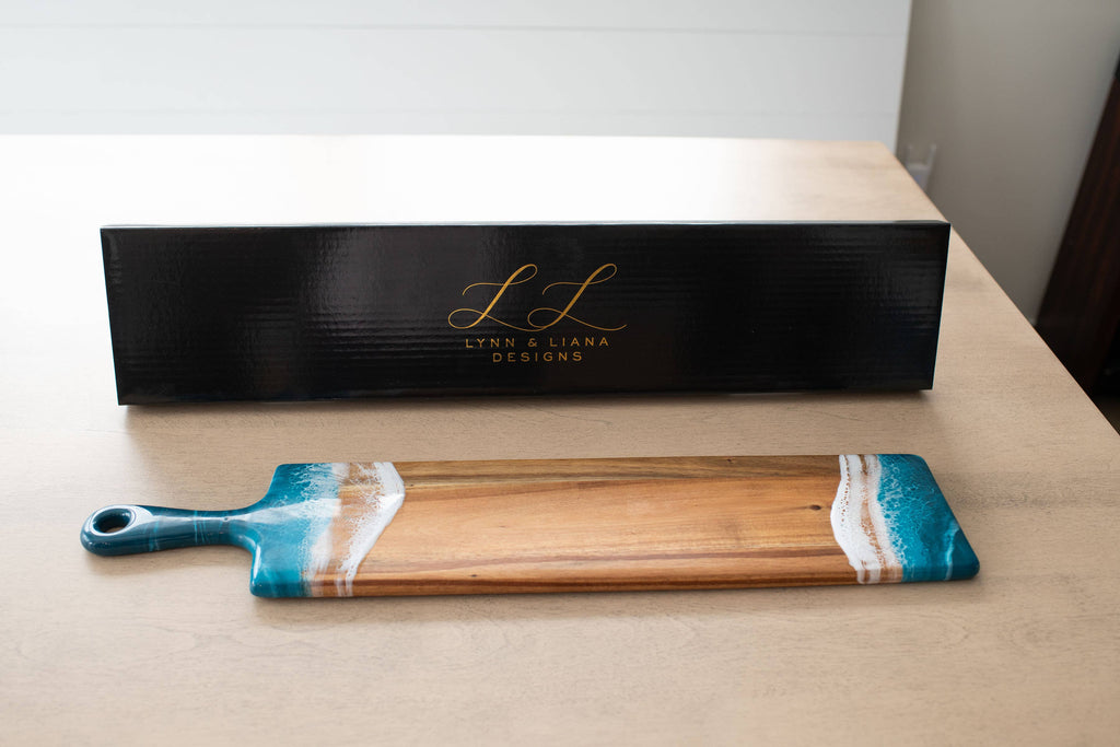 Resin Cheese/Charcuterie Board - Baguette 5"x24"