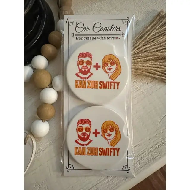 Kanzuh Swifty Ceramic Car Coaster