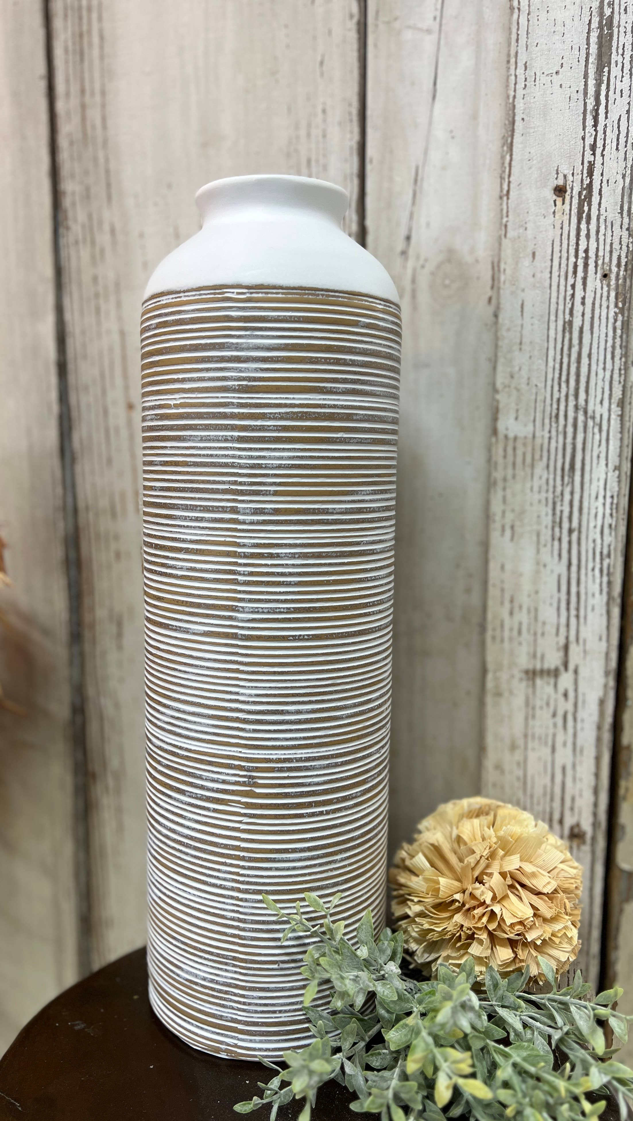 Ringed Vase 15 in