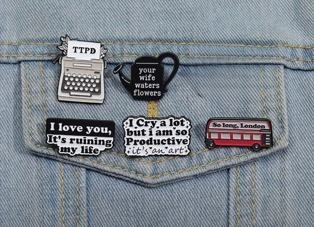 TTPD Variety Taylor Swift Pin / Brooch