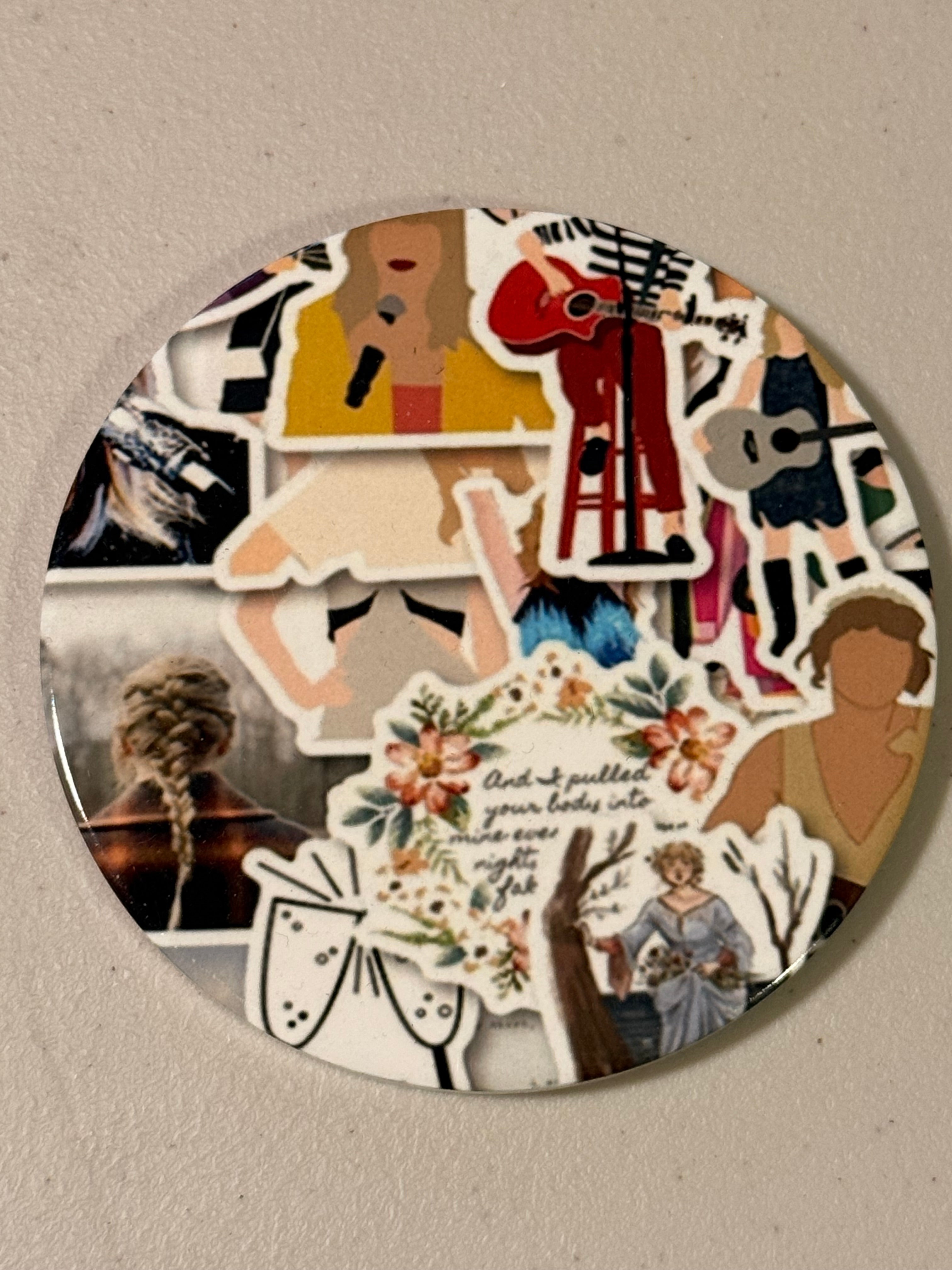 TS Collage Ceramic Coaster