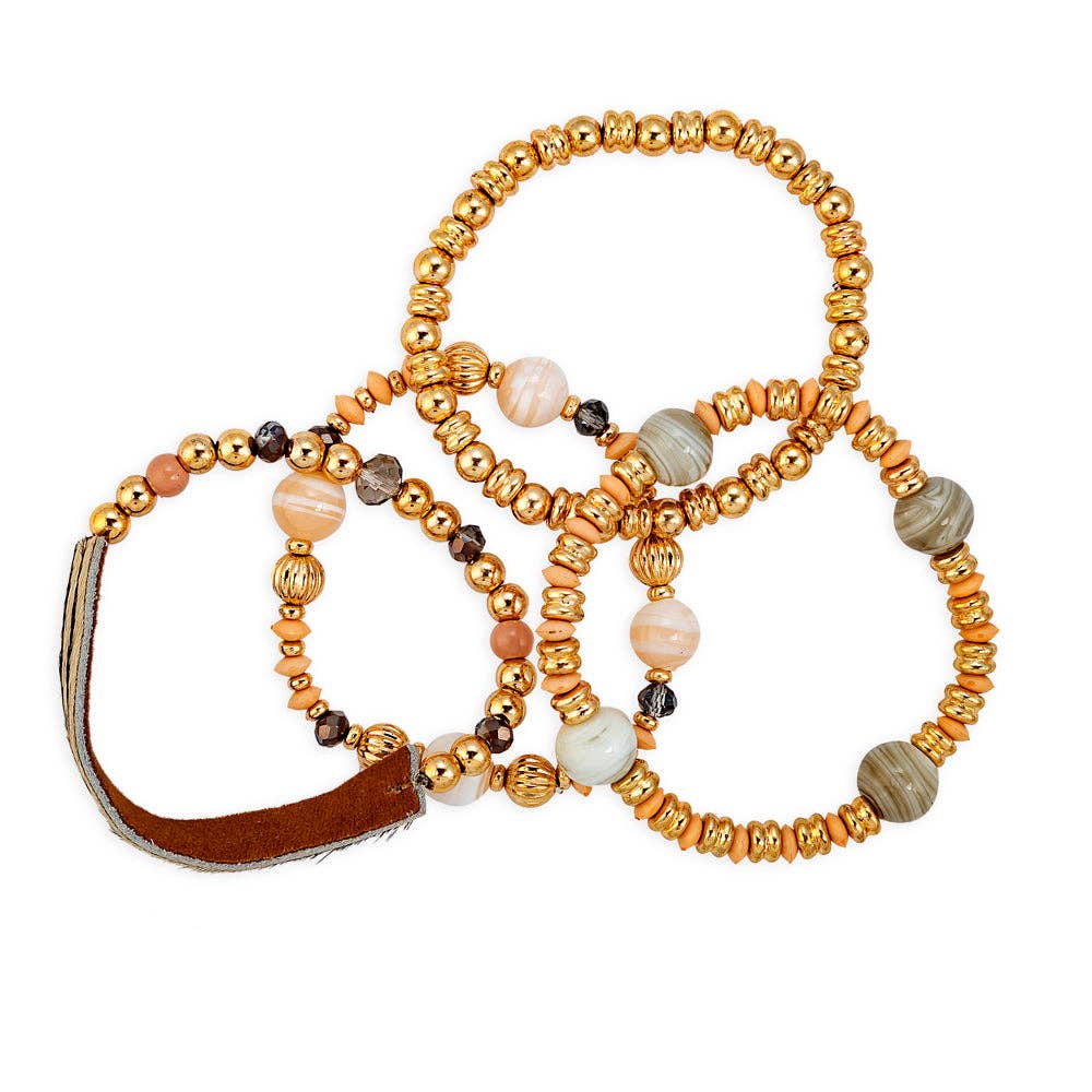 Phaidra Stacked Bracelet Myra Bag