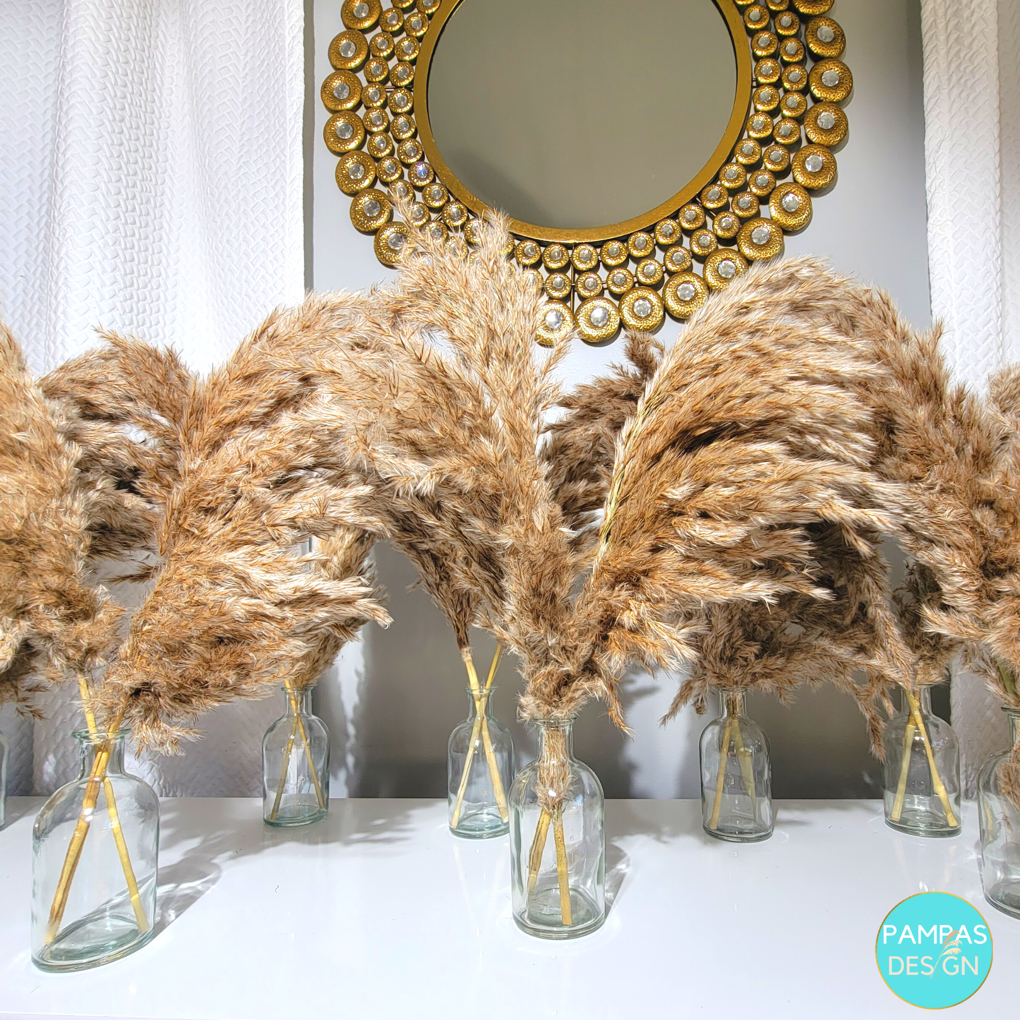 Pampas Grass Centerpieces including Vase